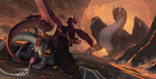 4_toes anal anal_penetration anus black_body black_scales bodily_fluids cave claws cum cum_in_ass cum_inside cum_on_ground cum_while_penetrated cumshot ejaculation erection feet feral feral_on_feral feral_penetrated feral_penetrating feral_penetrating_feral genital_fluids genitals grey_body grey_scales group group_sex hindpaw horn knot lava lucky_pierre male male/male male_feral male_penetrated male_penetrating male_penetrating_male markings masturbation membrane_(anatomy) membranous_wings multicolored_body open_mouth orgasm pawpads paws penetration penile penile_penetration penis penis_in_ass prehensile_tail ridged_penis scale_markings scales sex simultaneous_orgasms spines spread_wings stack surprised tail tail_around_penis tail_fetish tail_play tail_sex tailjob teeth threesome toes train_position wing_claws wing_markings wings lynncore european_mythology mythology wings_of_fire dawnchaser fatehunter fruitseeker morrowseer_(wof) dragon hybrid icewing_(wof) mythological_creature mythological_scalie nightwing_(wof) scalie western_dragon 2022 digital_media_(artwork)