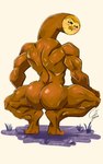 anthro beak big_butt big_muscles blush brown_body brown_butt butt butt_focus crouching looking_back male muscular muscular_anthro muscular_male nude parody smile solo spread_legs spreading where_is_your_god_now ironcan0133 broly_culo disney the_owl_house hooty_(the_owl_house) avian bird owl 2021 5:8 hi_res meme