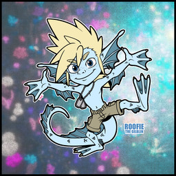 3_toes 4_fingers adolescent big_eyes big_tail black_border black_outline blonde_hair blue_body blue_ears blue_eyes blue_nose blue_scales blue_tail blurred_background border bottomwear cargo_shorts character_description character_description_in_description claws clothed clothing description detailed_background dog_tags ear_fins ear_piercing feet fin fin_piercing fingernails fingers freckled_face freckles furgonomic_piercing furgonomics hair jewelry long_tail male membrane_(anatomy) nails necklace not_furry outline piercing scales scaly_tail screencap screencap_background shorts solo tail tan_claws tan_nails toe_claws toes topless webbed_feet webbed_hands white_outline young conditional_dnp rachelfictionkin booba_(series) hugo_(series) satsuriku_no_tenshi fan_character roofie_the_gilblin_(rachelfictionkin) angel aquatic celestial_being gilgoblin goblin humanoid kelfin nephilim 1:1 2026 colored colored_line_art digital_drawing_(artwork) digital_media_(artwork) flat_colors full-length_portrait hi_res krita_(artwork) portrait procreate_(artwork) adult_(lore)