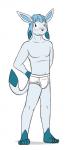 1:2 anthro anthrofied barefoot biped blush briefs briefs_only bulge clothed clothing eeveelution feet fuze generation_4_pokemon glaceon hi_res lance_(fuze) male nintendo pokemon pokemon_(species) pokemorph simple_background smile solo tighty_whities topless translucent translucent_briefs translucent_clothing translucent_underwear underwear underwear_only white_background white_briefs white_clothing white_underwear