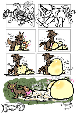 aftermath animal_genitalia animal_penis anus balls big_balls big_butt big_penis blushing_butt bodily_fluids breasts brown_body brown_fur butt butt_jiggle canine_genitalia canine_penis cum cum_in_vagina cum_inflation cum_inside cum_puddle defeated defeated_heroine disarmed doggystyle dominant dominant_male duo ejaculation erection female feral fight from_behind_position fur genital_fluids genitals glistening glistening_balls glistening_butt glistening_genitalia huge_balls huge_butt huge_penis humping hyper hyper_balls hyper_butt hyper_genitalia hyper_penis impregnation_request inflated_butt inflation internal internal_vaginal jiggling knot knotted_penis knotting male male/female musk musky_penis nipples onomatopoeia paws penis pull_out sex shitpost sound_effects submissive submissive_female tail tail_motion tailwag text thick_penis thick_thighs tongue tongue_out victorious_villain yellow_body yellow_fur blizzate canid canine canis lagomorph leporid mammal rabbit wolf comic hi_res meme sketch