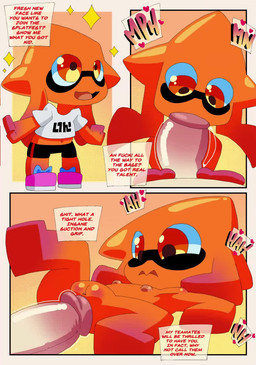 abdominal_bulge anal anal_fluids anal_penetration anal_tugging anthro bodily_fluids clothed clothing duo erection featureless_feet feet fellatio female female_penetrated flat_chested footwear genitals heart_symbol humanoid_genitalia lying male male/female male_penetrating male_penetrating_female nipples nude on_back open_mouth oral oral_penetration orange_body orifice_tugging penetration penile penile_penetration penis penis_in_ass penis_in_mouth pseudo_hair sex shoes short smile spats standing tentacle_hair tentacles text tongue vulva young young_anthro young_female young_penetrated vanilla-pete nintendo splatoon inkling_girl animal_humanoid aquatic aquatic_humanoid cephalopod cephalopod_humanoid coleoid decapodiform humanoid mollusk mollusk_humanoid squid squid_humanoid animated english_text no_sound short_playtime video