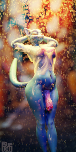 blue_body blue_eyes blue_fur breasts clothing fur genitals gynomorph intersex nipples penis raining shirt solo topwear translucent wet wet_clothing picti picti_(modeler) cartoon_network the_amazing_world_of_gumball nicole_watterson domestic_cat felid feline felis mammal 3d_(artwork) absurd_res digital_media_(artwork) hi_res