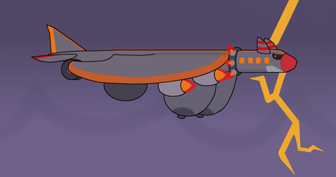 aircraft big_breasts breasts electricity female huge_breasts hyper hyper_breasts lightning lightning_bolt machine nipples sky solo storm vehicle nogginnoodle kilaflow dracoverhead_(kilaflow) aeromorph living_aircraft living_machine living_vehicle absurd_res hi_res
