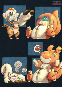 expansion inanimate_transformation inflatable inflatable_transformation inflation latex plastic speech_bubble toy toy_transformation transformation dustyerror bandai_namco digimon nintendo pokemon animate_inanimate bulbasaur digimon_(species) generation_1_pokemon generation_5_pokemon gomamon guilmon krookodile living_inflatable pokemon_(species) absurd_res hi_res