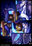 absurd_res anal anal_penetration animal_genitalia animal_penis bass_amperage bat_pony bat_wings blue_background blue_body blue_eyes blue_fur blue_hair blue_theme blush bodily_fluids brown_body brown_fur comic crossgender cum double_anal double_penetration drooling equid equine equine_genitalia equine_penis erection estrella_azul_(oc) eyewear fan_character fangs friendship_is_magic ftm_crossgender fur genital_fluids genitals glasses glowing glowing_hair glowing_mane grey_body grey_fur hair hasbro hi_res horn horse internal jedayskayvoker licking male male/male mammal medial_ring membrane_(anatomy) membranous_wings my_little_pony mythological_creature mythological_equine mythology nude oral pegasus penetration penile penis penis_lick penis_on_face pony princess_luna_(mlp) purple_hair saliva sex simple_background teeth text tongue tongue_out unicorn url white_body white_fur winged_unicorn wings