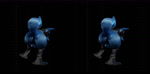180_fov 3d_(artwork) 3d_animation absurd_res animated anthro anus backsack balls belt black_background butt canid canine canis deretto digital_media_(artwork) feodaron_sd fur generation_4_pokemon genitals glowing glowing_eyes hi_res high_framerate jackal kuroodod looking_at_viewer looking_back lucario male mammal nintendo no_sound open_mouth pokemon pokemon_(species) rear_view short_playtime side_by_side_stereogram simple_background solo stereogram webm widescreen
