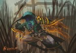beak clothing fantasy feathers magic_user monk gaertan apodiform avian bird hummingbird digital_drawing_(artwork) digital_media_(artwork) digital_painting_(artwork) hi_res painting_(artwork) shaded