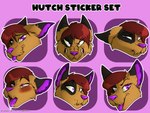 anthro female frown fur hair looking_at_viewer open_mouth simple_background smile solo sticker_pack telegram_sticker text tongue grumpy_griffin_creations canid canine canis domestic_dog hunting_dog mammal terrier yorkshire_terrier 2021 4:3 digital_media_(artwork) headshot_portrait portrait