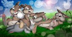 bambi_(film) bisexual brother_(lore) brother_and_sister_(lore) brother_penetrating_sister disney facesitting feet fellatio female feral feral_on_feral foot_fetish foot_lick foot_play genitals group hi_res incest_(lore) lagomorph leporid licking male male/female mammal onstatobol oral outside penile pussy rabbit sex sibling_(lore) sister_(lore) sitting_on_another thumper's_sister thumper_(disney) tongue tongue_out tribadism vaginal