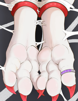 3_toes claws colored_nails digit_ring digitigrade feet foot_fetish foot_focus foot_shot jewelry male nails pawpads red_nails ring ring_(jewelry) solo spider_web toe_claws toe_ring toes velkhana4396 mythology dragon mythological_creature mythological_scalie scalie absurd_res hi_res