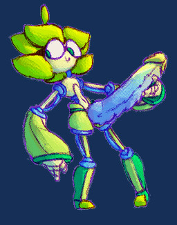 ahoge big_penis blue_body blue_penis erection eyewear genitals glans glasses green_body green_eyes green_hair green_penis hair holding_penis huge_penis humanoid_genitalia humanoid_penis hybrid_genitalia hybrid_penis hyper hyper_genitalia hyper_penis knot knotted_humanoid_penis knotted_penis machine male nude_male outline penile_spines penis round_glasses simple_background smile solo standing transparent_background bitwily midori_(bitwily) humanoid robot 2023 alpha_channel dithering