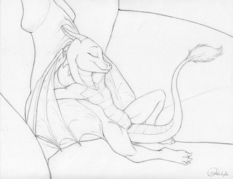 animal_genitalia animal_penis biped claws cloaca closed_smile duo erection extreme_size_difference eyebrows eyes_closed faceless_character faceless_male female female_focus feral genitals head_spikes larger_male leaning leaning_backward male male/female membrane_(anatomy) membranous_wings micro mouth_closed penis reclining size_difference sleeping smaller_female smile solo_focus spikes spikes_(anatomy) tail tail_tuft tuft winged_arms wings malachyte european_mythology mythology erna dragon mythological_creature mythological_scalie scalie western_dragon wyvern 2015 black_and_white line_art monochrome traditional_media_(artwork)