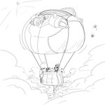 air_inflation anthro belly big_belly female group huge_belly inflation outside simple_background sky spherical_inflation trio white_background thatoneaceguy nintendo pokemon aggron froakie generation_3_pokemon generation_6_pokemon noibat pokemon_(species) 1:1 2024 hi_res monochrome