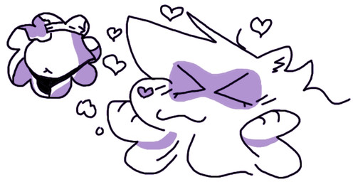 anthro belly blush facial_markings female head_markings heart_nose heart_symbol markings mask_(marking) pulling_shirt_up solo thought_bubble x3 bigsteppies noodle_(aimkid) domestic_ferret mammal mustelid musteline true_musteline weasel
