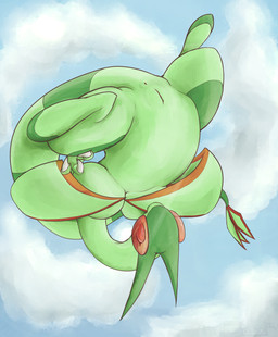 anthro anus big_breasts breasts covering covering_breasts female flying genitals solo spread_legs spreading vulva wings vagoncho nintendo pokemon flygon generation_3_pokemon pokemon_(species) 2026 digital_drawing_(artwork) digital_media_(artwork) hi_res shaded simple_shading