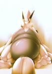 ambiguous_gender belly biozs blush generation_2_pokemon hi_res legendary_pokemon lugia nintendo nude open_mouth pokemon pokemon_(species) solo teeth