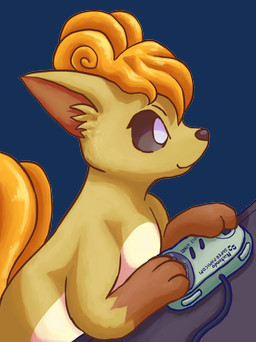 ambiguous_gender controller feral game_controller gaming inner_ear_fluff looking_aside nintendo_controller playing_video_game side_view simple_background smile snes_controller solo tail transparent_background tuft teochronico nintendo pokemon super_famicom super_nintendo generation_1_pokemon pokemon_(species) vulpix 2025 alpha_channel digital_drawing_(artwork) digital_media_(artwork) hi_res