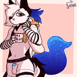 after_sex anthro arm_warmers armwear ass_up balls belt belt_accessory bent_over beverage bite_mark black_markings blue_blush blue_eyes blue_penis blush bodily_fluids bottomless bouncing_balls bruised butt clothed clothing coffee coffee_mug collar container cum cum_drip cup dripping duo ear_twitch femboy feminine fur genital_fluids genitals glowing glowing_genitalia glowing_penis hair harness heart_symbol hickey hoodie imminent_sex knot knotted_penis leash leash_pull leashed_collar legwear liquid_hair liquid_tail long_hair male male/male marker markings orange_body orange_fur pattern_clothing penis precum precum_drip precum_on_penis pseudo_hair raised_tail red_eyes skimpy smile sneaking sparkles sparkling_hair sparkling_tail spiked_collar spikes standing steam striped_clothing stripes surprise_hug tail tail_motion tailwag teeth teeth_marks teeth_showing thigh_highs throb tired tired_eyes tongue tongue_out topless topwear white_body white_fur eviesdumb dizzy_(eviesdumb) toco_(eviesdumb) canid canine mammal 1:1 2d_animation animated hi_res