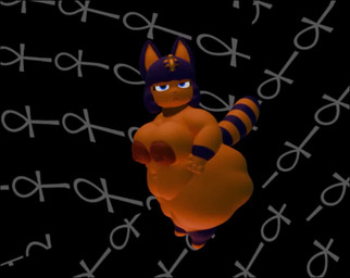 anthro areola big_areola big_breasts big_butt breasts butt dancing egyptian female fur genitals low-angle_view morbidly_obese morbidly_obese_anthro morbidly_obese_female music nipples obese obese_anthro obese_female overweight overweight_anthro overweight_female shaking_butt short shortstack shortstack_female solo tail vulva yellow_body yellow_fur boisterous_fox jojispoon44 sound_warning animal_crossing nintendo the_smiths ankha_(animal_crossing) felid mammal 3d_(artwork) 3d_animation animated digital_media_(artwork) short_playtime sound video