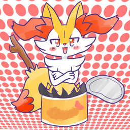 ambiguous_anthro ambiguous_gender anthro biped can container crossed_arms dipstick_tail front_view looking_at_viewer markings micro object_in_tail open_:3 open_mouth open_smile simple_background smile solo standing stick stick_in_tail tail tail_markings annyui0611 nintendo pokemon braixen canid generation_6_pokemon mammal pokemon_(species) 1:1 2024 digital_drawing_(artwork) digital_media_(artwork) full-length_portrait hi_res japanese_description portrait translated_description