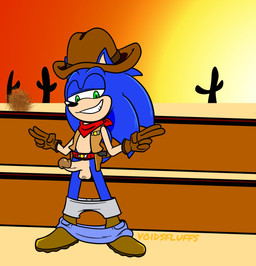 anthro balls belt boots bottomwear bottomwear_down clothed clothing cowboy cowboy_hat cowboy_outfit erection footwear fur genitals gloves green_eyes gun gun_holster hair half-closed_eyes handwear hat headgear headwear humanoid_genitalia humanoid_penis kerchief male narrowed_eyes open_clothing open_topwear outside pants pants_down partially_clothed penis ranged_weapon shoes smile solo standing tail teeth topwear underwear underwear_down weapon voidsdroids sega sonic_the_hedgehog_(series) sonic_the_hedgehog eulipotyphlan hedgehog mammal digital_media_(artwork) hi_res