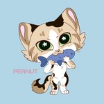 anthro chibi female mottled piebald solo cuteskitty naoto calico_cat domestic_cat felid feline felis mammal 1:1 hi_res