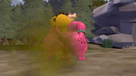 angry anthro anus backsack balls big_butt bracelet butt fart fart_cloud farting_at_viewer forest_background genitals horn huge_butt jewelry looking_at_viewer male muscular overweight overweight_male presenting presenting_hindquarters short_legs solo thick_thighs kanebrentkoopa bowser's_inside_story mario_and_luigi_(series) mario_bros mythology nintendo midbus armadillo mammal mythological_creature suid suine sus_(pig) wild_boar xenarthran 3d_(artwork) digital_media_(artwork) source_filmmaker_(artwork)