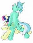 anal anal_penetration anthro anus balls blue_body blue_fur blue_hair bodily_fluids bonbon_(mlp) butt crossgender cum cum_in_ass cum_inside cum_on_balls cum_on_butt cutie_mark duo earth_pony equid equine erection eyes_closed friendship_is_magic ftm_crossgender fur genital_fluids genitals green_eyes green_hair hair hasbro hi_res horn horse leafrunnerk lime_fur looking_back lying lyra_heartstrings_(mlp) male male/male male_penetrated male_penetrating male_penetrating_male mammal multicolored_hair my_little_pony mythological_creature mythological_equine mythology nude on_front open_mouth orgasm orgasm_face penetration penis pink_hair pony sex simple_background smile teeth tongue tongue_out two_tone_hair unicorn white_background white_body white_fur zanezandell