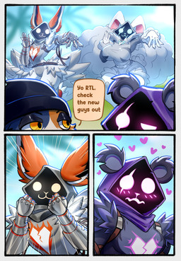anthro blush clothing dancing dialogue emote female group hidden_face hoodie male male/female purple_body text topwear video_game_reference white_body iefcuadricula epic_games fortnite nintendo pokemon geno_za_warudo meow_skulls raven_team_leader trishula_za_warudo_(genozawarudo) calico_cat domestic_cat felid feline felis generation_4_pokemon generation_5_pokemon legendary_pokemon lopunny mammal pokemon_(species) victini absurd_res comic english_text hi_res multiple_scenes daughter_(lore) father_(lore) father_and_child_(lore) father_and_daughter_(lore) parent_(lore) parent_and_child_(lore) parent_and_daughter_(lore)