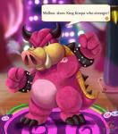 absurd_res anthro bowser's_inside_story conditional_dnp digital_media_(artwork) domestic_pig english_text hamstergirlthehamster hi_res horn hybrid male mammal mario_and_luigi_(series) mario_bros midbus nintendo overweight shell spikes suid suina sus_(pig) text wild_boar