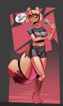 band_merch bottomwear clothing disinterested female fluffy fluffy_tail merchandise money shorts solo tail miscuitsxd nine_inch_nails taki_(taliyeh) animal_humanoid canid canid_humanoid canine canine_humanoid humanoid mammal mammal_humanoid raccoon_dog tanuki tanuki_humanoid absurd_res hi_res