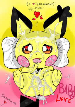 anus bodily_fluids butt cum cum_in_vagina cum_inside excessive_cum excessive_genital_fluids female feral genital_fluids genitals heart_symbol i_love_you loli looking_at_viewer master pillow pokemon_speak simple_background solo text tongue vulva young young_feral pokeartmaster95 nintendo pokemon spiky-eared_pichu generation_2_pokemon mammal pichu pokemon_(species) rodent absurd_res english_text hi_res