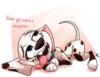 abstract_background acting_like_a_dog bedroom_eyes butt collar collar_only fangs female female_feral feral fur geometric_background looking_up lying markings narrowed_eyes nude on_front open_mouth pattern_background paws petting_request seductive simple_background solo spots spotted_body spotted_fur talking_to_viewer teeth text tongue tongue_out toony year young young_female young_feral pkbr4insh0ck_(artist) 101_dalmatian_street 101_dalmatians disney dolly_(101_dalmatians) canid canine canis dalmatian domestic_dog mammal 2024 colored dated digital_media_(artwork) english_text hi_res shaded signature