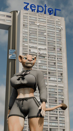 011_shop anthro athletic_wear belgrade breasts brutalist_architecture city clothing exposed_belly female genex_tower grey_clothing navel nbgd new_belgrade serbia serbian solo standing streetwear tail text urban walking zepter foxonmain mayosplash_(modeler) disney the_lion_king nala_(the_lion_king) felid lion mammal pantherine 3d_(artwork) absurd_res digital_media_(artwork) hi_res serbian_text tagme