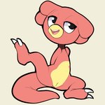 1:1 2019 anthro beak female flat_chested front_view full-length_portrait generation_2_pokemon genitals hands_behind_back innie_pussy itsunknownanon looking_aside magby nintendo nude one_leg_up pokemon pokemon_(species) portrait pussy raised_leg solo spread_legs spreading