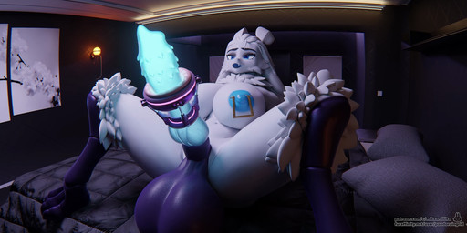 advertisement anthro areola balls bed bedroom big_balls big_breasts big_penis blue_areola blue_nipples blue_penis bodily_fluids breasts cum cum_flooding cumshot ejaculation erection excessive_cum excessive_genital_fluids furniture genital_fluids genitals glistening glistening_areola glistening_balls glistening_genitalia glistening_nipples glowing glowing_genitalia glowing_penis gynomorph gynomorph_anthro huge_balls huge_penis hyper hyper_cum inside intersex intersex_anthro knot knotted_penis lying messy nipple_piercing nipples on_back on_bed orgasm penis piercing purple_balls solo white_body white_breasts mikeantilike_(artist) pandoraingrid_(artist) patreon mikeantilike_(character) 3d_(artwork) 3d_animation animated digital_media_(artwork) full_version_at_paywall hi_res huge_filesize long_playtime sound video