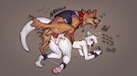 anal anal_penetration animal_genitalia animal_penis anthro anthro_on_feral anthro_penetrated anus balls barefoot bestiality bodily_fluids brown_body brown_fur canine_genitalia canine_penis collar cum dialogue duo erection feet feral feral_penetrating feral_penetrating_anthro fur genital_fluids genitals heart_symbol interspecies knot knotted_penis male male/male male_penetrated male_penetrating male_penetrating_male penetration penile penile_penetration penis sex sheath simple_background text tongue tongue_out white_body white_fur lafcream canid canine canis domestic_dog mammal mustelid otter english_text hi_res