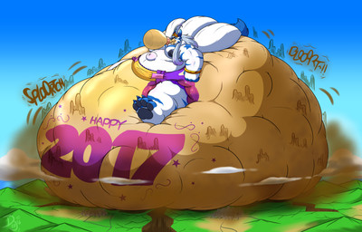 belly big_belly clothing diaper excessive_feces feces fur hyper hyper_feces hyper_soiling macro male muscular muscular_male navel pooping scatplay soiled_diaper soiling soiling_diaper solo unclean_diaper used_diaper white_body white_fur rebelgandre monster hi_res