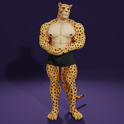 abs anthro biceps big_muscles bulge clothed clothing male muscular muscular_anthro muscular_male nipples pecs simple_background solo spots underwear f-euphrates euphrates cheetah cougar felid feline felis hybrid leopard mammal pantherine 1:1 3d_(artwork) digital_media_(artwork) hi_res