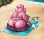 anthro beach big_butt bodily_fluids butt butt_cleavage butt_focus clothed clothing eating food from_behind_position huge_butt hyperpigmentation male obese obese_anthro obese_male overweight overweight_anthro overweight_male popsicle sex shota sitting solo sweat sweatdrop sweaty_butt swimming_trunks swimwear topless wardrobe_malfunction wide_hips young sinood1e lewis_(nood1e) hippopotamid mammal pygmy_hippopotamus absurd_res hi_res