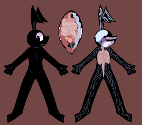 ambiguous_gender anatomy anatomy_reference antennae_(anatomy) anthro black_body brain claws internal lung nervous_system nude organs solo teeth hevinsane antay_(hevinsane) ant arthropod hymenopteran insect model_sheet