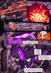 absurd_res ambiguous_gender anthro bear comic english_text explosion hi_res in_our_shadow kitfox-crimson machine mammal mecha outside text