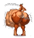 anal anal_vore anthro big_butt butt duo gurgle_(sound_effect) huge_butt huge_thighs hyper hyper_butt hyper_thighs male male/male male_pred nude rumbling_stomach slosh sloshing_belly thick_thighs vore wide_hips dodosh lagomorph leporid mammal rabbit 2024 absurd_res hi_res