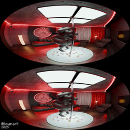 anthro areola belly big_breasts big_butt black_hair bouncing_breasts bouncing_butt breasts butt clothing curvy_figure female footwear footwear_only grey_body grey_skin hair high_heels high_heels_only huge_breasts huge_butt huge_thighs mostly_nude nipple_piercing nipples nude obese overweight piercing platform_footwear platform_heels pole shoes solo stripper_pole tail text thick_thighs three-quarter_view twerking voluptuous lowndrawthing canid canine malo mammal 180_fov 1:1 2025 3d_(artwork) 3d_animation absurd_res animated artist_name blender_(artwork) blender_cycles_(artwork) digital_media_(artwork) hi_res high_framerate huge_filesize short_playtime sound stereogram