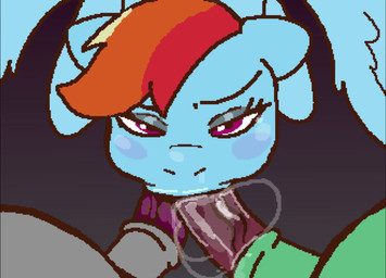 animal_genitalia animal_penis bedroom_eyes bodily_fluids cum cum_from_mouth cum_from_nose cum_in_mouth cum_in_nose cum_inside cum_on_face deep_throat double_deep_throat double_fellatio double_oral equine_genitalia equine_penis faceless_character faceless_male fellatio female female_penetrated feral feral_on_feral feral_penetrated genital_fluids genitals gluck glurk group group_sex leaking_cum looking_at_viewer male male/female male_penetrating male_penetrating_female mmf_threesome narrowed_eyes neck_bulge oral oral_penetration orgasm penetration penile penile_penetration penis penis_in_mouth saliva saliva_on_penis seductive sex threesome tongue tongue_out tongue_out_fellatio trio wings waffafries friendship_is_magic hasbro my_little_pony mythology rainbow_dash_(mlp) equid equine horse mammal mythological_creature mythological_equine pegasus pony animated short_playtime sound video