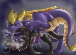 3_toes all_fours anal anal_penetration anus ass_up barefoot black_dragon black_eyes black_nose black_skin claws cum cum_in_ass cum_inside cum_on_penis cum_string doggystyle dragon drugs erection from_behind fuf gay genital_slit happy hemipenes hi_res hookah horn lizard looking_down looking_up male marijuana messy multi_cock nude on_top open_mouth orgasm penetration penis purple_dragon purple_nose purple_penis purple_skin raised_leg reptile scalie sex sharp_teeth smile smoke smoking spyro spyro_the_dragon squint teeth tongue tongue_out tube video_games white_eyes white_skin wings yellow_skin
Rating: Explicit
Score: 22
User: forkU
Date: June 15, 2013