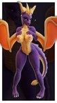 anthro anthrofied areola breasts crossgender female membrane_(anatomy) membranous_wings mtf_crossgender nipples nude solo tail wings springycharna activision mythology spyro_the_dragon spyro spyro_(furromantic) dragon mythological_creature mythological_scalie scalie 3d_(artwork) 4k 9:16 absurd_res digital_media_(artwork) hi_res source_filmmaker_(artwork)