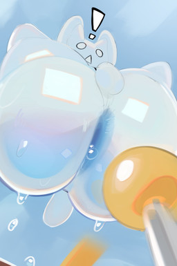 anus balls big_butt blushing_butt bodily_fluids butt exclamation_point falling flagpole fur genitals huge_butt imminent_anal low-angle_view male simple_background solo sweat sweaty_butt warp_pipe white_body white_fur mothafubba 2channel syobon_action shobon 2channel_ascii_art_character absurd_res hi_res