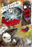 2014 anthro bear better_late_than_never comic daigaijin dialogue dreamworks duo english_text exclamation_point female fight giant_panda kung_fu_panda male mammal master_po_ping nude painting_(artwork) su_wu text traditional_media_(artwork) url watercolor_(artwork)